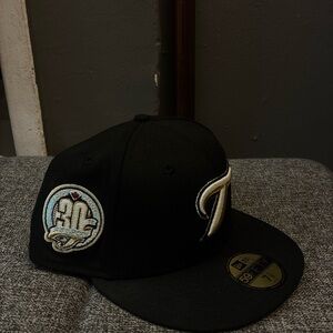 New Era Black and White Cap